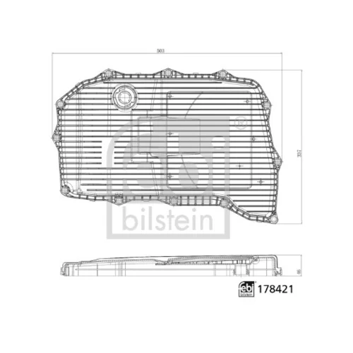 Hydraulický filter automatickej prevodovky 178421 (FEBI Bilstein) - obr. 2