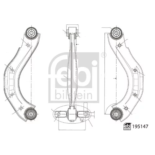 Rameno zavesenia kolies FEBI BILSTEIN 195147