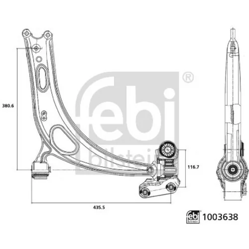 Rameno zavesenia kolies FEBI BILSTEIN 1003638