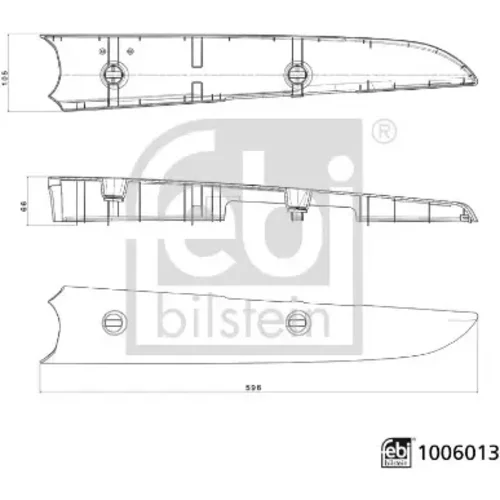 Kryt vonkajšieho zrkadla FEBI BILSTEIN 1006013