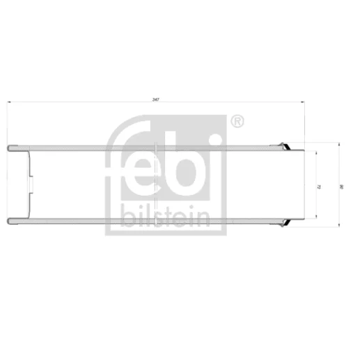 Vzduchový filter 173138 (FEBI Bilstein) - obr. 1