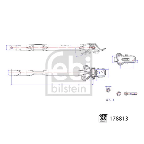 Rameno zavesenia kolies 178813 (FEBI Bilstein) - obr. 2