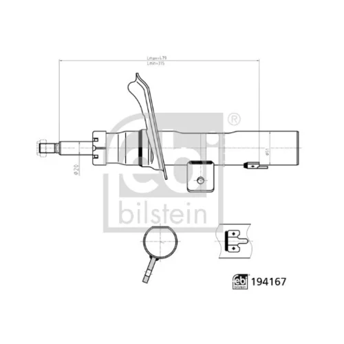 Tlmič pérovania FEBI BILSTEIN 194167
