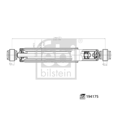 Tlmič pérovania FEBI BILSTEIN 194175