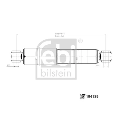 Tlmič pérovania FEBI BILSTEIN 194189