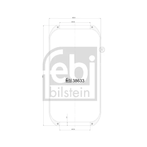 Mech pneumatického pruženia FEBI BILSTEIN 38633