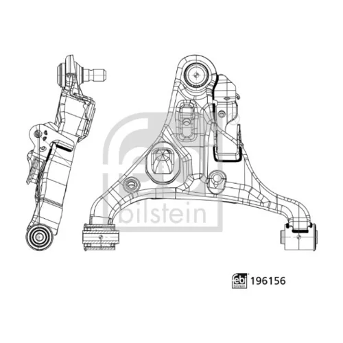Rameno zavesenia kolies FEBI BILSTEIN 196156
