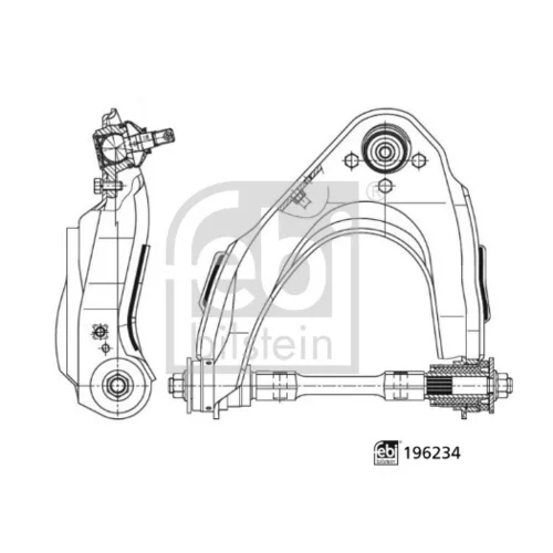 Rameno zavesenia kolies FEBI BILSTEIN 196234