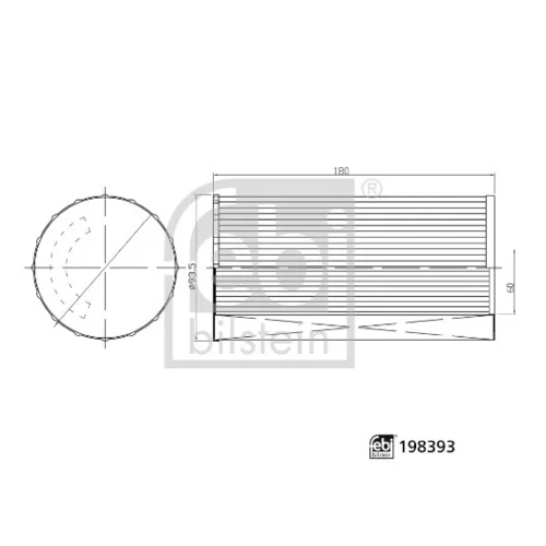 Vzduchový filter FEBI BILSTEIN 198393