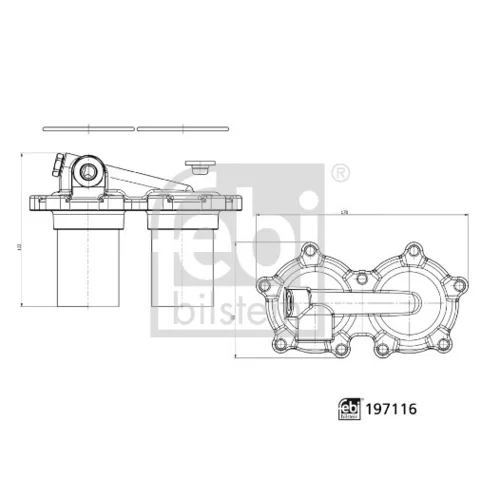 Palivový filter FEBI BILSTEIN 197116