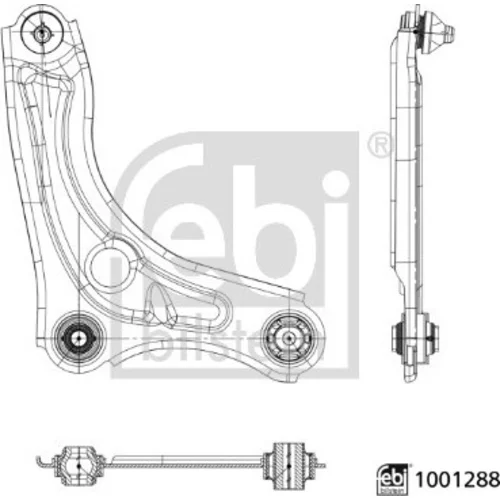 Rameno zavesenia kolies FEBI Bilstein 1001288