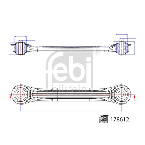 Rameno zavesenia kolies 178612 (FEBI Bilstein) - obr. 2