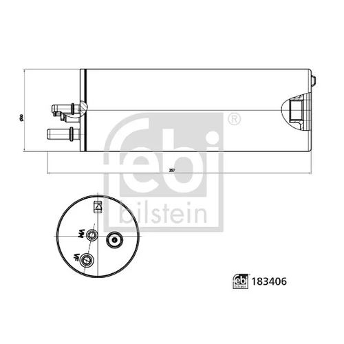 Palivový filter 183406 (FEBI Bilstein) - obr. 2