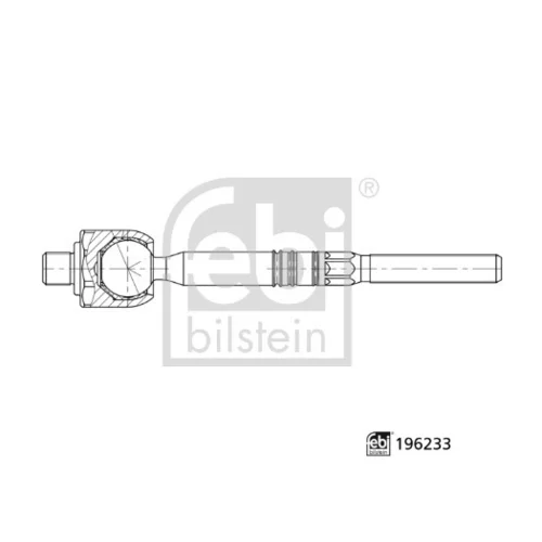 Axiálny čap tiahla riadenia FEBI BILSTEIN 196233