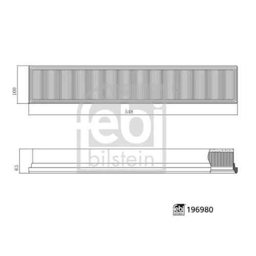 Filter vnútorného priestoru FEBI BILSTEIN 196980