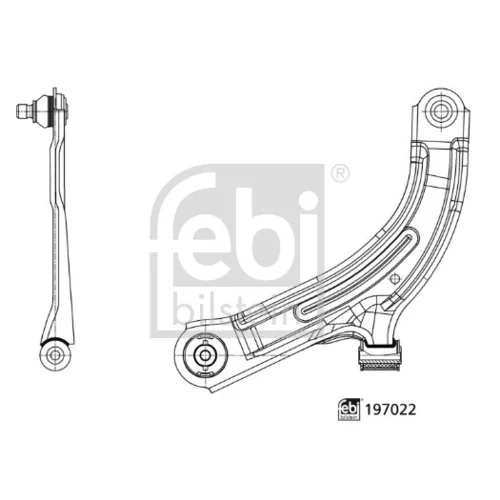 Rameno zavesenia kolies FEBI Bilstein 197022