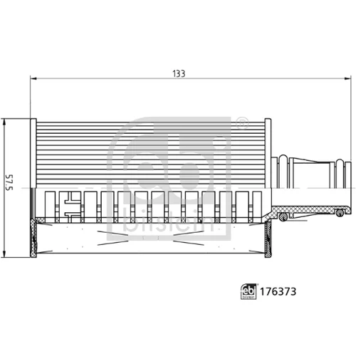 Olejový filter 176373 (FEBI Bilstein) - obr. 2
