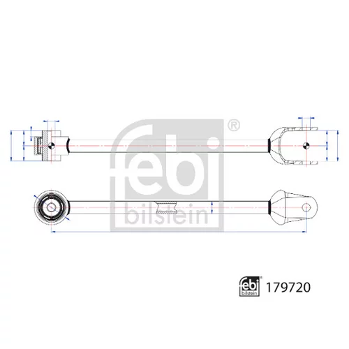 Rameno zavesenia kolies 179720 (FEBI Bilstein) - obr. 2