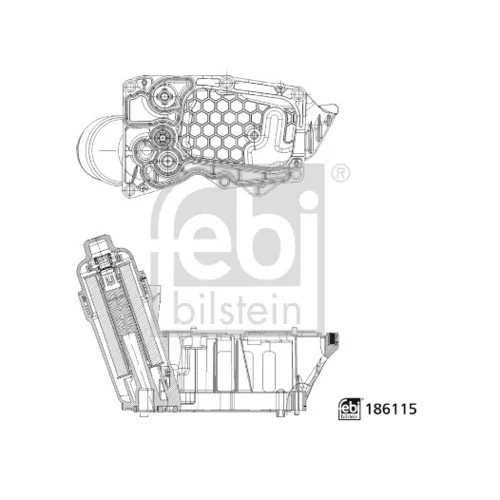 Obal olejového filtra FEBI BILSTEIN 186115