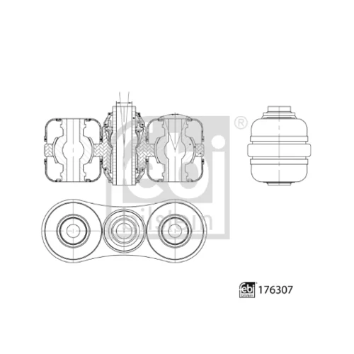 Rameno zavesenia kolies 176307 (FEBI Bilstein) - obr. 1