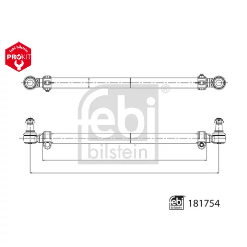 Spojovacia tyč riadenia FEBI BILSTEIN 181754