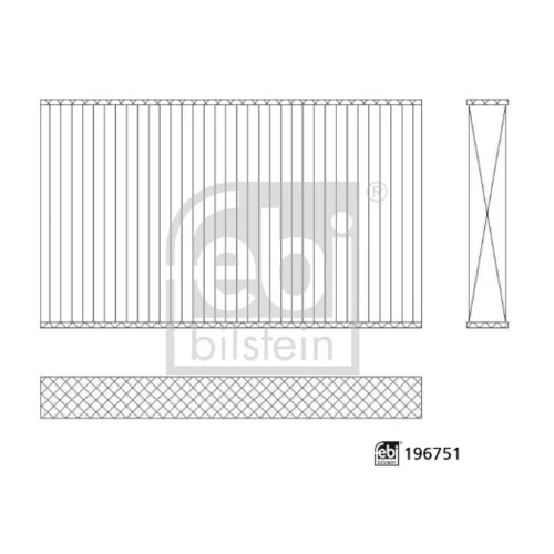 Filter vnútorného priestoru FEBI BILSTEIN 196751