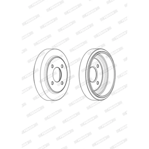 Brzdový bubon FDR329216 /FERODO/ - obr. 4