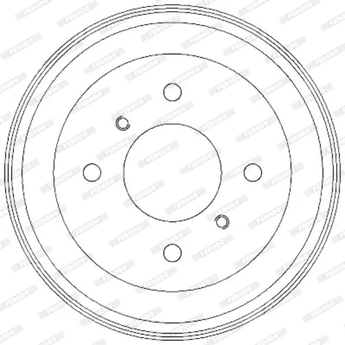 Brzdový bubon FDR329266 /FERODO/ - obr. 3