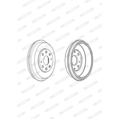 Brzdový bubon FDR329322 /FERODO/ - obr. 4