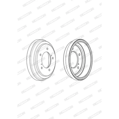 Brzdový bubon FDR329277 /FERODO/ - obr. 4