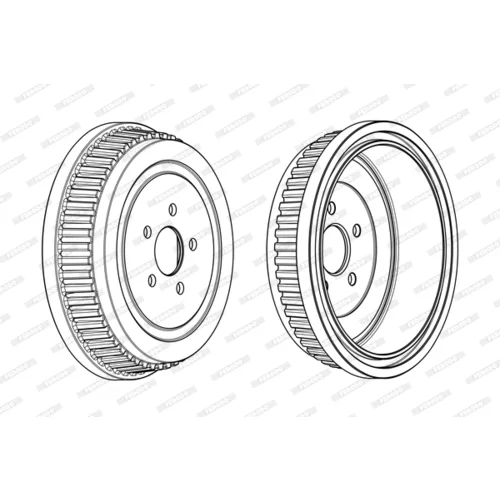 Brzdový bubon FDR329290 /FERODO/ - obr. 3