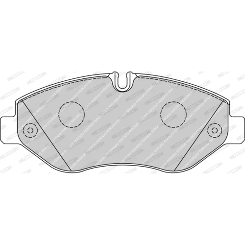 Sada brzdových platničiek kotúčovej brzdy FVR4036 /FERODO/ - obr. 2