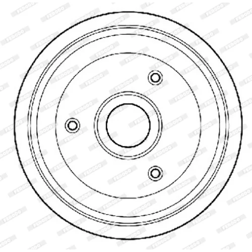 Brzdový bubon FDR329156 /FERODO/ - obr. 3