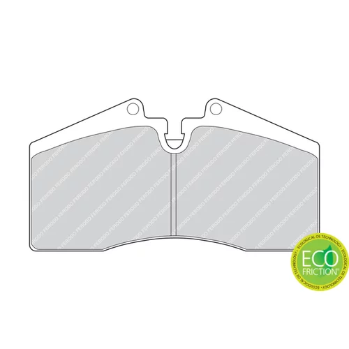 Sada brzdových platničiek kotúčovej brzdy FDB560 /FERODO/ - obr. 2