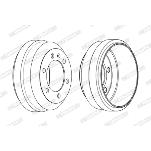 Brzdový bubon FDR329009 /FERODO/ - obr. 3