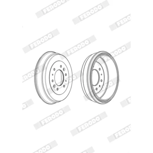 Brzdový bubon FDR329345 /FERODO/ - obr. 4