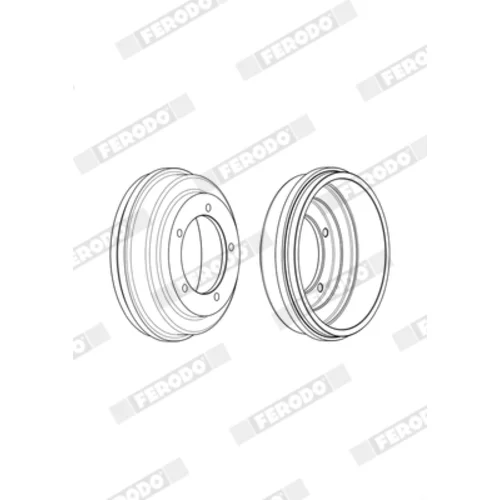 Brzdový bubon FDR329192 /FERODO/ - obr. 4