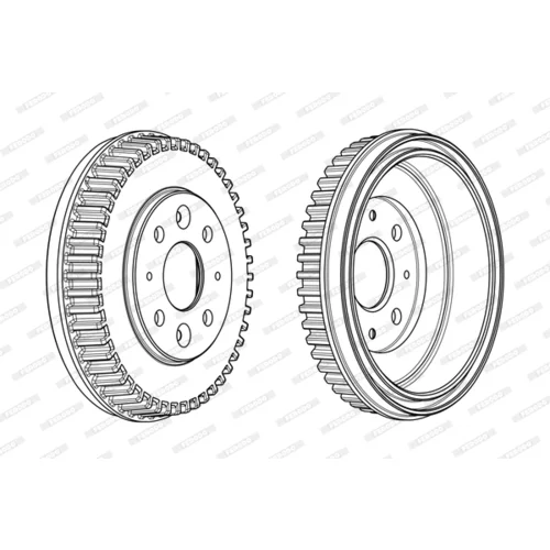 Brzdový bubon FDR329336 /FERODO/ - obr. 3