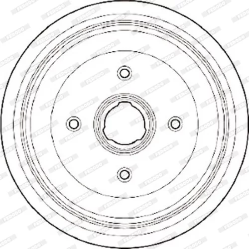 Brzdový bubon FDR329229 /FERODO/ - obr. 3