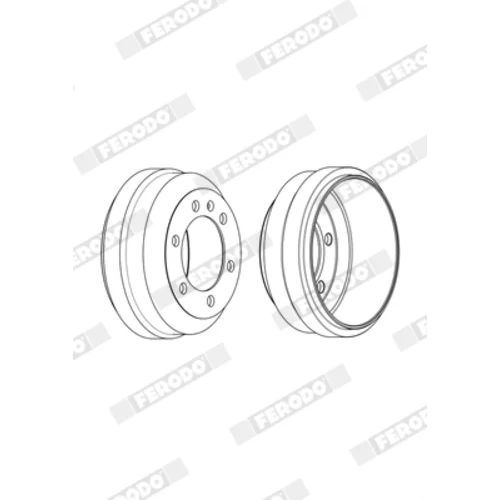 Brzdový bubon FDR329009 /FERODO/ - obr. 4