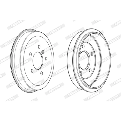 Brzdový bubon FDR329030 /FERODO/ - obr. 3