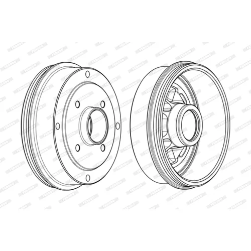 Brzdový bubon FDR329224 /FERODO/ - obr. 3