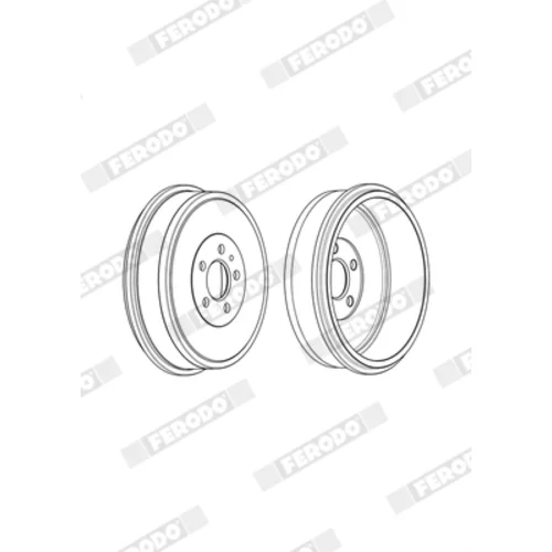 Brzdový bubon FDR329012 /FERODO/ - obr. 4