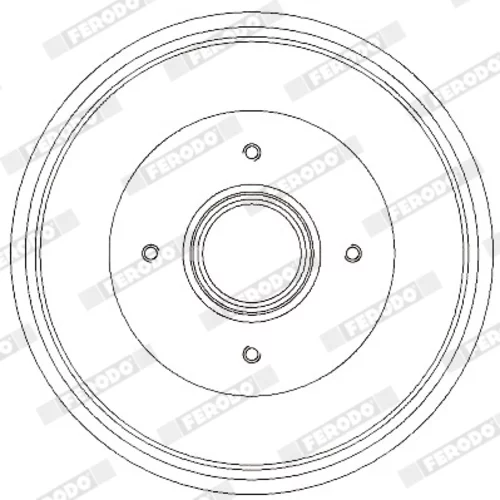 Brzdový bubon FDR329731 /FERODO/ - obr. 3