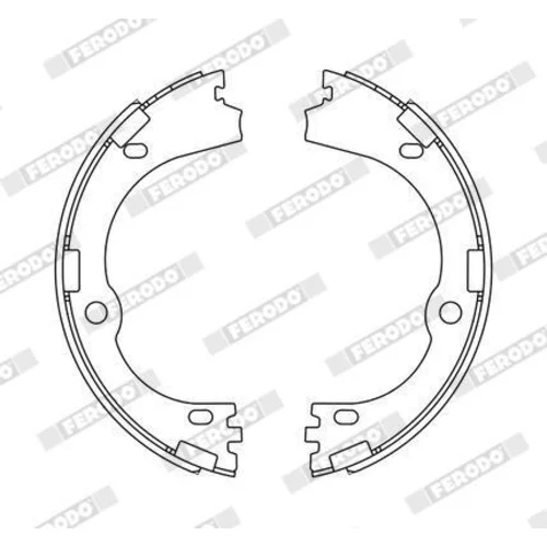 Sada brzdových čeľustí FERODO FSB4342