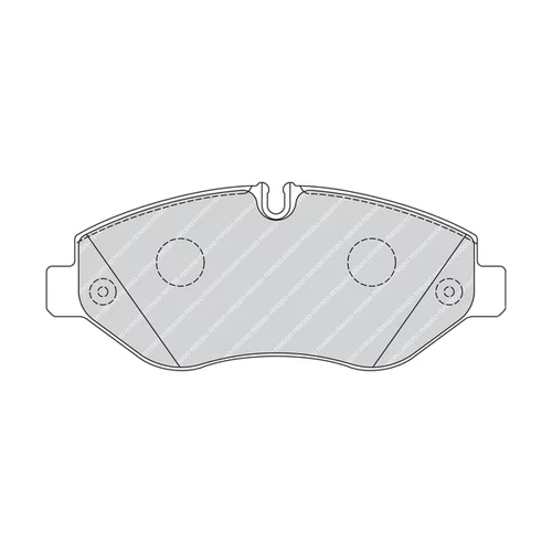Sada brzdových platničiek kotúčovej brzdy FVR4036 /FERODO/ - obr. 1