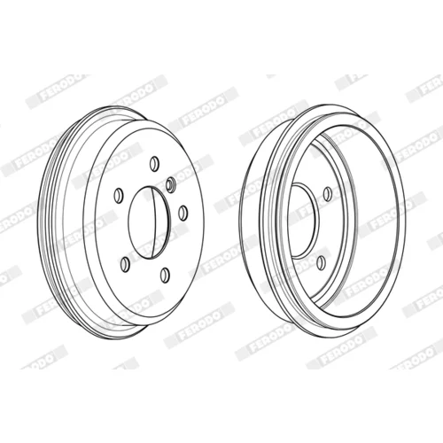 Brzdový bubon FDR329240 /FERODO/ - obr. 3
