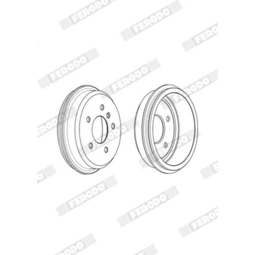 Brzdový bubon FDR329240 /FERODO/ - obr. 4