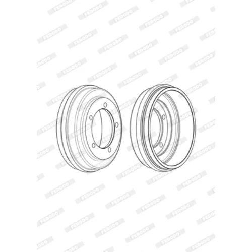 Brzdový bubon FDR329258 /FERODO/ - obr. 4