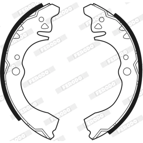 Sada brzdových čeľustí FSB314 /FERODO/ - obr. 2